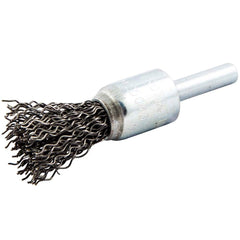 Norton - End Brushes Brush Diameter (Inch): 1/2 Fill Material: Carbon Steel - Americas Industrial Supply