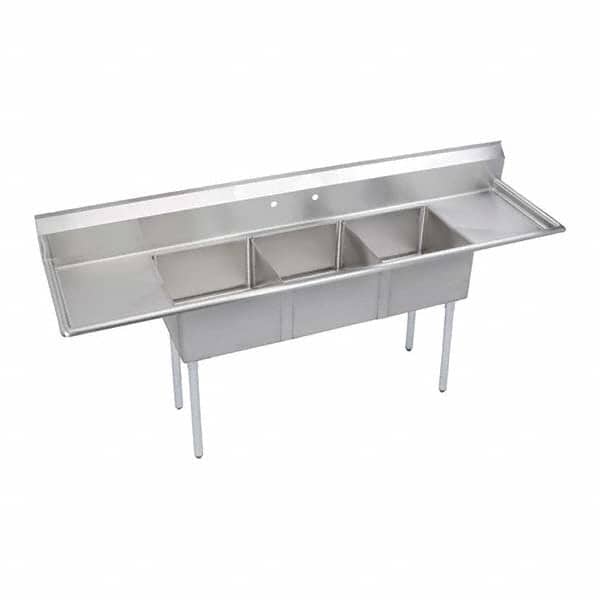 ELKAY - Stainless Steel Sinks Type: Scullery Sink Outside Length: 90 (Inch) - Americas Industrial Supply