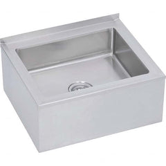 ELKAY - Stainless Steel Sinks Type: Mop Sink-Floor Mounted Outside Length: 32 (Inch) - Americas Industrial Supply