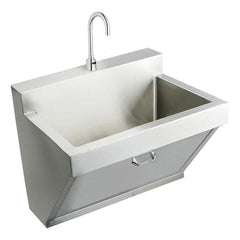 ELKAY - Stainless Steel Sinks Type: Surgeon's Scrub Sink Outside Length: 30 (Inch) - Americas Industrial Supply