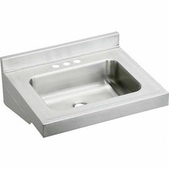 ELKAY - Stainless Steel Sinks Type: Lavatory Sink-Wall Hung Outside Length: 22 (Inch) - Americas Industrial Supply