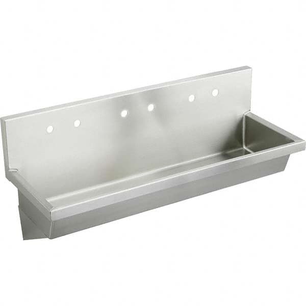 ELKAY - Stainless Steel Sinks Type: Multiple Wash-Station Outside Length: 60 (Inch) - Americas Industrial Supply