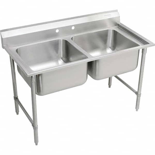 ELKAY - Stainless Steel Sinks Type: Scullery Sink Outside Length: 47-1/4 (Inch) - Americas Industrial Supply