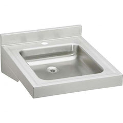 ELKAY - Stainless Steel Sinks Type: Lavatory Sink-Wall Hung Outside Length: 19 (Inch) - Americas Industrial Supply