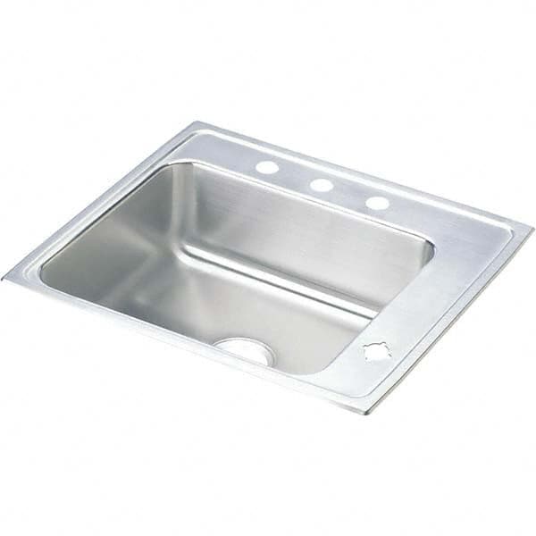 ELKAY - Stainless Steel Sinks Type: Drop In Sink Outside Length: 22 (Inch) - Americas Industrial Supply