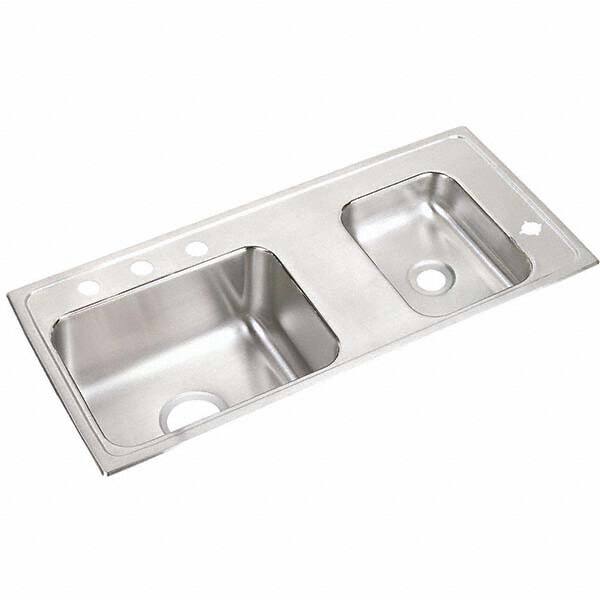 ELKAY - Stainless Steel Sinks Type: Drop In Sink Outside Length: 37-1/4 (Inch) - Americas Industrial Supply