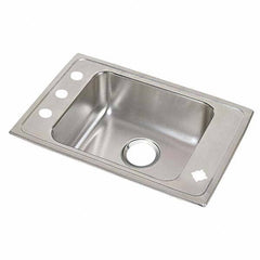 ELKAY - Stainless Steel Sinks Type: Drop In Sink Outside Length: 31 (Inch) - Americas Industrial Supply