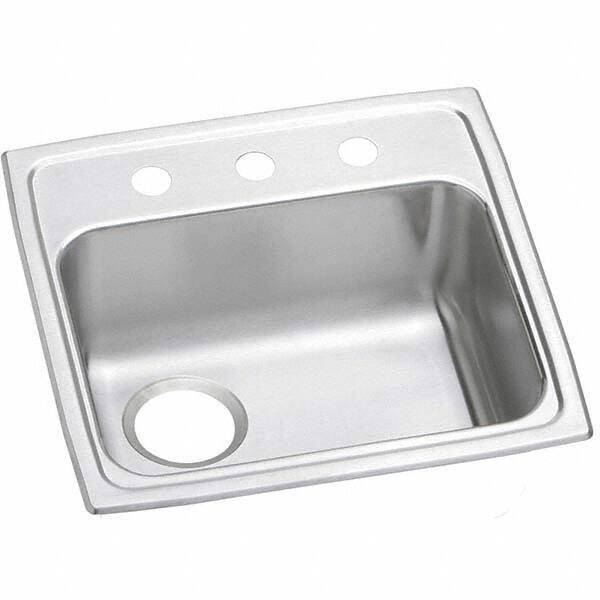 ELKAY - Stainless Steel Sinks Type: Drop In Sink Outside Length: 19-1/2 (Inch) - Americas Industrial Supply