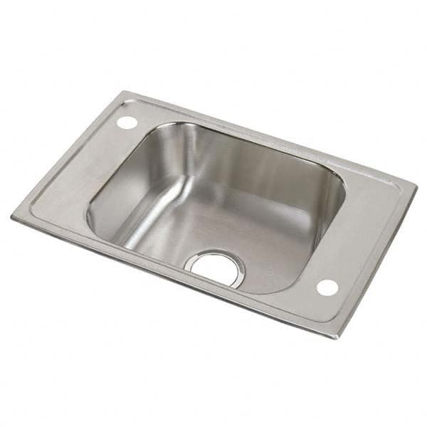 ELKAY - Stainless Steel Sinks Type: Drop In Sink Outside Length: 25 (Inch) - Americas Industrial Supply