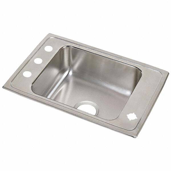 ELKAY - Stainless Steel Sinks Type: Drop In Sink Outside Length: 25 (Inch) - Americas Industrial Supply