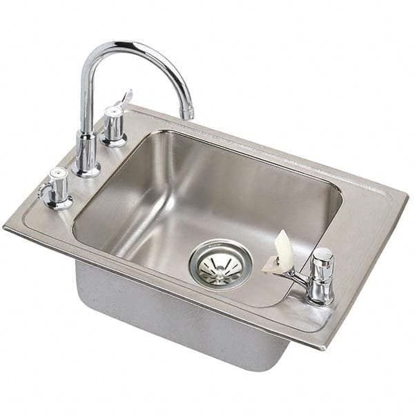 ELKAY - Stainless Steel Sinks Type: Drop In Sink Outside Length: 37-1/4 (Inch) - Americas Industrial Supply