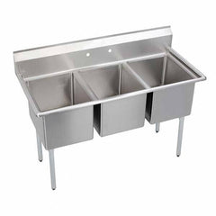 ELKAY - Stainless Steel Sinks Type: Scullery Sink Outside Length: 57 (Inch) - Americas Industrial Supply