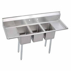 ELKAY - Stainless Steel Sinks Type: Scullery Sink Outside Length: 58 (Inch) - Americas Industrial Supply