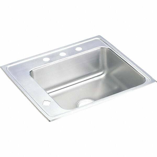 ELKAY - Stainless Steel Sinks Type: Drop In Sink Outside Length: 22 (Inch) - Americas Industrial Supply