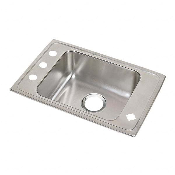 ELKAY - Stainless Steel Sinks Type: Drop In Sink Outside Length: 31 (Inch) - Americas Industrial Supply