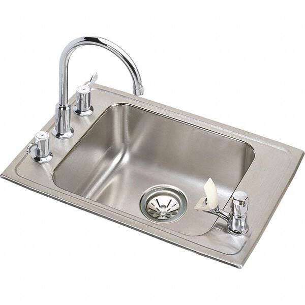 ELKAY - Stainless Steel Sinks Type: Drop In Sink Outside Length: 22 (Inch) - Americas Industrial Supply