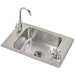 ELKAY - Stainless Steel Sinks Type: Drop In Sink Outside Length: 25 (Inch) - Americas Industrial Supply