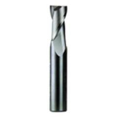 3/8 Dia. x 2-1/2 Overall Length 2-Flute Square End Solid Carbide SE End Mill-Round Shank-Center Cut-AlTiN - Americas Industrial Supply