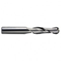 1.4mm Dia. x 60mm Overall Length 2-Flute Square End Solid Carbide SE End Mill-Round Shank-Center Cut-WXL - Americas Industrial Supply