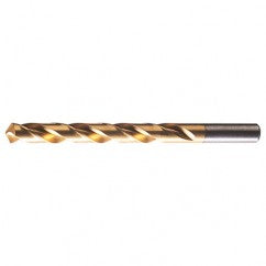 #27 RHS / RHC HSS 118 Degree Radial Point General Purpose Drill - TiN - Americas Industrial Supply