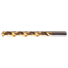 5.00mm RHS / RHC HSS 118 Degree Radial Point General Purpose Drill - TiN - Exact Industrial Supply