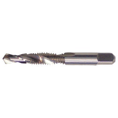 ‎5/16-18 UNC 2 Flute HSS Standard Combination Tap and Drill- Bright - Exact Industrial Supply