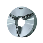 3-Jaw Precision Forged Steel Body Scroll Chuck with Two-Piece Hard Reversible Jaws, 25" - Americas Industrial Supply