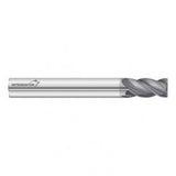 12mm Dia. x 63mm Overall Length 4-Flute 0.5mm C/R Solid Carbide SE End Mill-Round Shank-Center Cut-FC18 - Americas Industrial Supply