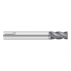 10mm Dia. x 50mm Overall Length 4-Flute 0.8mm C/R Solid Carbide SE End Mill-Round Shank-Center Cut-FC18 - Americas Industrial Supply
