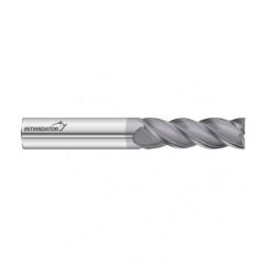 1/2 Dia. x 4 Overall Length 4-Flute Square End Solid Carbide SE End Mill-Round Shank-Center Cut-FC18 - Americas Industrial Supply