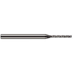 Harvey Tool - 1/8", 1" LOC, 1/8" Shank Diam, 2-1/2" OAL, 3 Flute Solid Carbide Square End Mill - Exact Industrial Supply