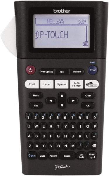 Brother - Handheld Electronic Labeling Tool - 5-1/4" Wide x 8-1/2" Long - Americas Industrial Supply