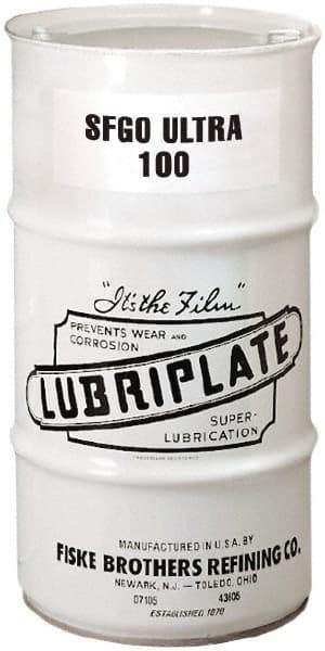 Lubriplate - 16 Gal Drum, ISO 100, SAE 40, Air Compressor Oil - 7°F to 385°, 556 Viscosity (SUS) at 100°F, 77 Viscosity (SUS) at 210°F - Americas Industrial Supply