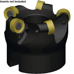 Kennametal - 40.8mm Cut Diam, 5mm Max Depth, 3/4" Arbor Hole, 6 Inserts, RN_J10T3M0_N__ Insert Style, Indexable Copy Face Mill - RODEKA 10 Cutter Style, 38,300 Max RPM, 2 High, Through Coolant, Series Rodeka - Americas Industrial Supply
