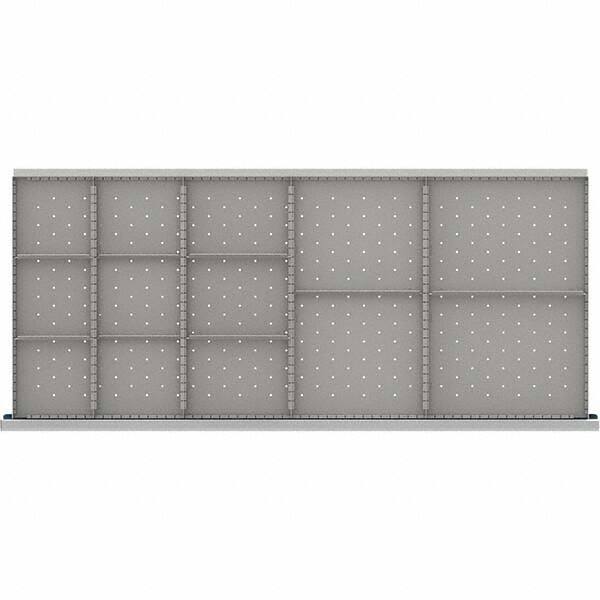 LISTA - 13-Compartment Drawer Divider Layout for 3.15" High Drawers - Americas Industrial Supply