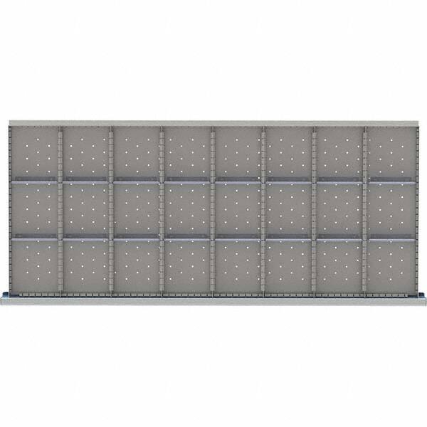 LISTA - 24-Compartment Drawer Divider Layout for 3.15" High Drawers - Americas Industrial Supply