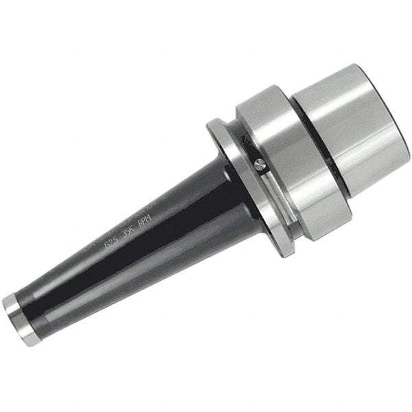 Iscar - HSK50E Taper Shank 16mm Hole End Mill Holder/Adapter - 29mm Nose Diam, 59mm Projection, Through-Spindle Coolant - Exact Industrial Supply