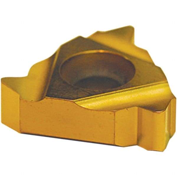 Tool-Flo - 22ER External Right Hand 4 API Rotary Shoulder Connections Laydown Threading Insert - Grade AC22F, AlTiN Coated Carbide - Americas Industrial Supply