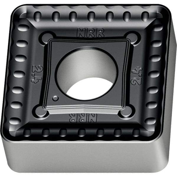 Walter - SNMM644 NRR Grade WPP20S Carbide Turning Insert - TiCN/Al2O3/TiN Finish, 90° Square, 3/4" Inscr Circle, 1/4" Thick, 1/16" Corner Radius - Americas Industrial Supply