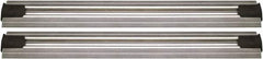 Quantum Storage - 2-1/2" Wide, Open Shelving Accessory/Component - Aluminum, Anodized Aluminum Finish, 204" Long, Use with Wire Shelving Units - Americas Industrial Supply