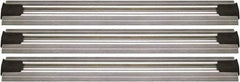 Quantum Storage - 2-1/2" Wide, Open Shelving Accessory/Component - Aluminum, Anodized Aluminum Finish, 96" Long, Use with Wire Shelving Units - Americas Industrial Supply