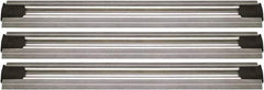 Quantum Storage - 2-1/2" Wide, Open Shelving Accessory/Component - Aluminum, Anodized Aluminum Finish, 108" Long, Use with Wire Shelving Units - Americas Industrial Supply