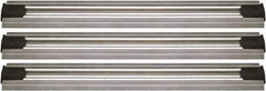 Quantum Storage - 2-1/2" Wide, Open Shelving Accessory/Component - Aluminum, Anodized Aluminum Finish, 156" Long, Use with Wire Shelving Units - Americas Industrial Supply