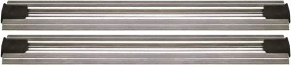 Quantum Storage - 2-1/2" Wide, Open Shelving Accessory/Component - Aluminum, Anodized Aluminum Finish, 180" Long, Use with Wire Shelving Units - Americas Industrial Supply