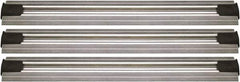 Quantum Storage - 2-1/2" Wide, Open Shelving Accessory/Component - Aluminum, Anodized Aluminum Finish, 168" Long, Use with Wire Shelving Units - Americas Industrial Supply