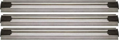 Quantum Storage - 2-1/2" Wide, Open Shelving Accessory/Component - Aluminum, Anodized Aluminum Finish, 180" Long, Use with Wire Shelving Units - Americas Industrial Supply