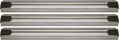 Quantum Storage - 2-1/2" Wide, Open Shelving Accessory/Component - Aluminum, Anodized Aluminum Finish, 192" Long, Use with Wire Shelving Units - Americas Industrial Supply
