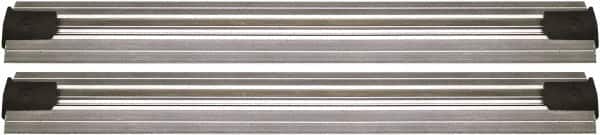 Quantum Storage - 2-1/2" Wide, Open Shelving Accessory/Component - Aluminum, Anodized Aluminum Finish, 168" Long, Use with Wire Shelving Units - Americas Industrial Supply