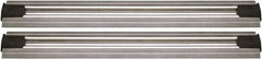 Quantum Storage - 2-1/2" Wide, Open Shelving Accessory/Component - Aluminum, Anodized Aluminum Finish, 168" Long, Use with Wire Shelving Units - Americas Industrial Supply