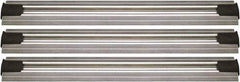 Quantum Storage - 2-1/2" Wide, Open Shelving Accessory/Component - Aluminum, Anodized Aluminum Finish, 204" Long, Use with Wire Shelving Units - Americas Industrial Supply